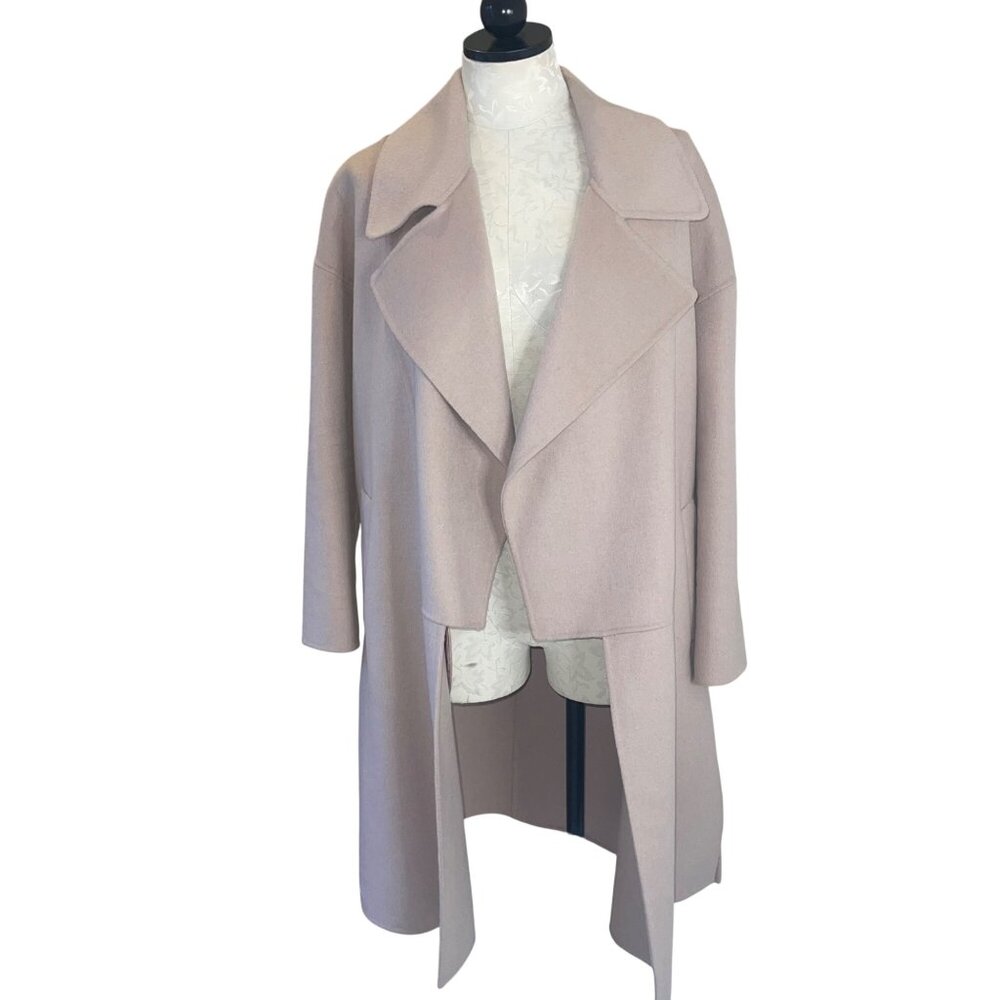 All Saints Womens Coat Jacket Size XS Pink Ryder Pockets Open Front Casual - Picture 5 of 13